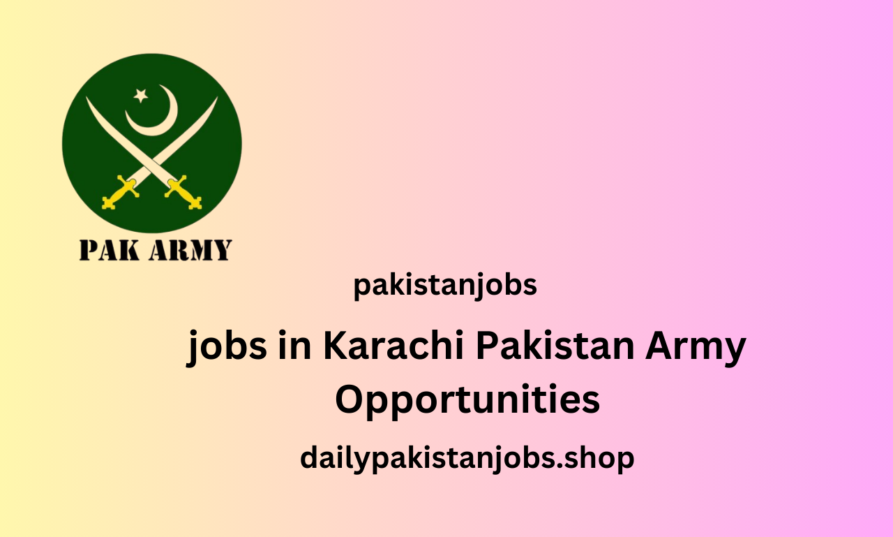 jobs in Karachi